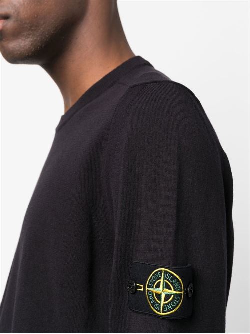Maglia girocollo con logo STONE ISLAND | 5100062S00B9V0020
